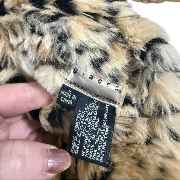 Giacca Tan Leopard Teddy Jacket - Picture 5 of 5